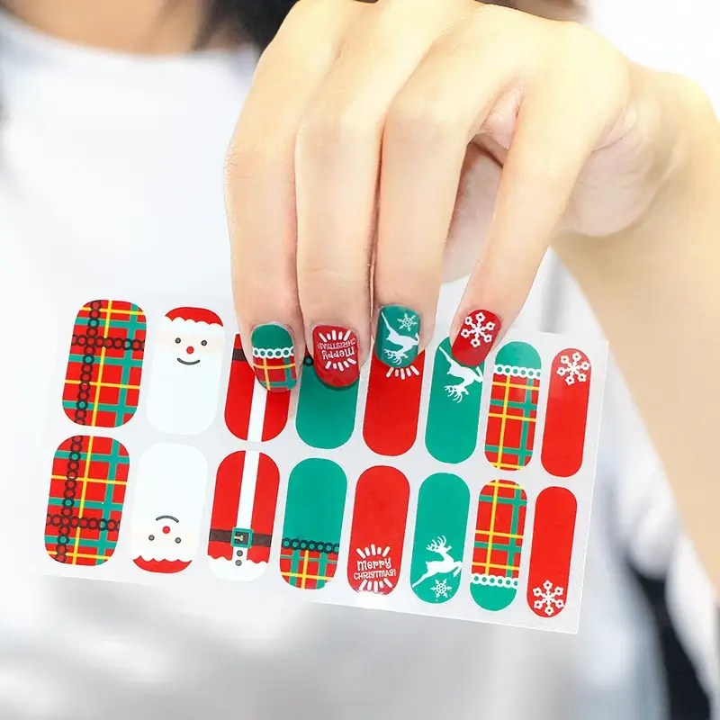 Easy Christmas Nail Art (Peppermint Swirls) Tutorial | Video