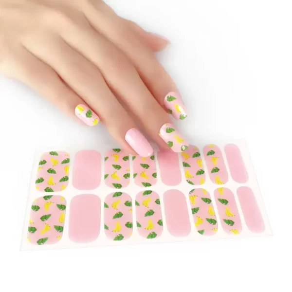 Banana Pink Fall Nail Polish Strips - Sena Nail
