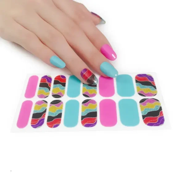 Trendy Rainbow Pride Nail Wraps - Sena Nail