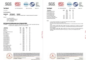 SENA NAIL Press On Nail Adhesive Tabs SGS Test Report