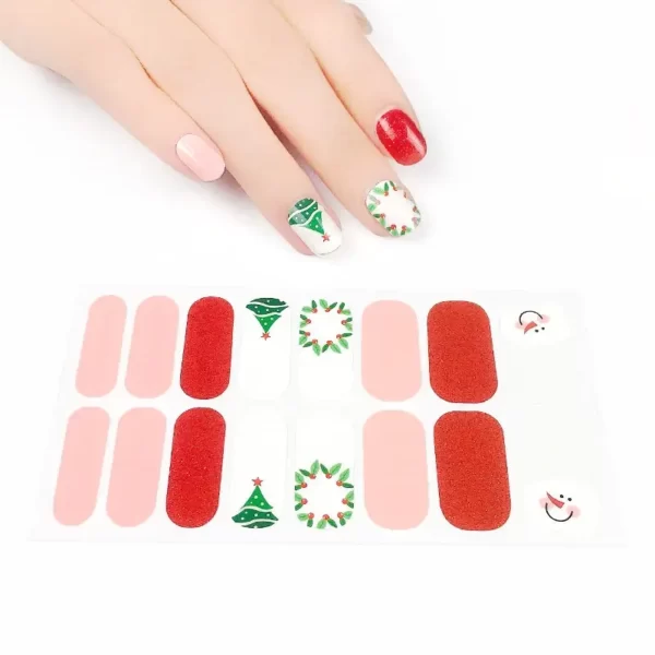 Christmas Tree Christmas Nail Wraps - SENA NAIL