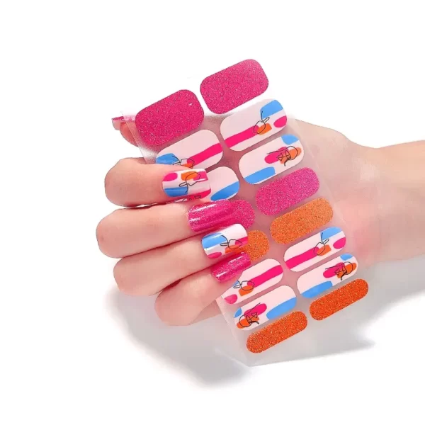 Pink Trendy Valentine's Day Nail Wraps - SENA NAIL