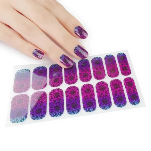 Floral Ombre Western Nail Strips - SENA NAIL