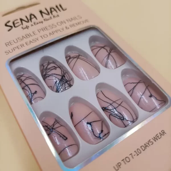 Light Pink Short Ballerina Press On Nails - SENA NAIL