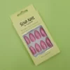 Pink Short Almond Glitter Press On Nails -SENA NAIL