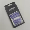 Purple Long Coffin Glitter Press On Nails - SENA NAIL