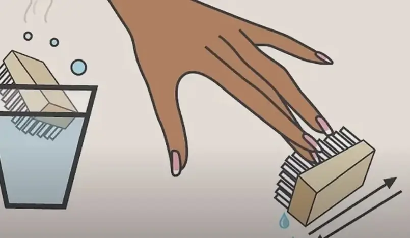 How to clean under acrylic nails - SENA NAIL